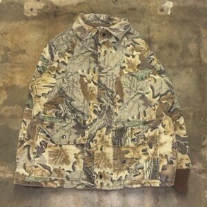 Vintage Walls Blizzard Pruf Camo Insulated Hunting Jacket size XL made in USA
